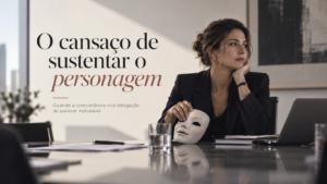 O cansaço de sustentar o personagem, artigo de Maria Olívia Machado